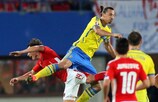 Ibrahimović satisfeito com ponto da Suécia