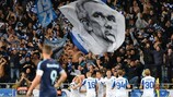 Dynamo Kyiv players celebrate Vitaliy Bukalskiy's Matchday 1 winner