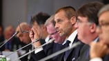 Tagesordnung der UEFA-Exekutivkomiteesitzung in Ljubljana