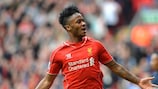 El jugador del Liverpool Raheem Sterling podría debutar en la Champions League