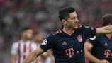 Bayern's Robert Lewandowski has five goals in this season's competition already