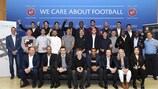 Os alunos da terceira edição do MIP da UEFA