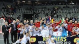 Spanien jubelt über den Sieg im Finale 2012