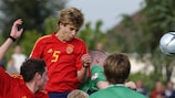 Gerard Piqué in his Spain youth days