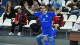 Tatu (MFK Dinamo Moskva) freut sich über das zweite Tor