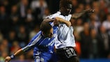 Alexander Tettey (right) gets to grips with Joe Cole at Stamford Bridge a fortnight ago