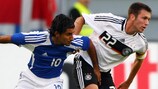 Israel's Lior Refaelov vies with Marc-André Kruska of Germany