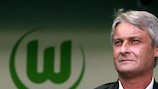 Armin Veh was unveiled as Wolfsburg's new coach