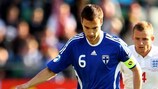 Tim Sparv scored for Finland against England