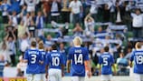 Finland trudge off at the Örjans vall following their 2-0 defeat