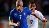 Ignazio Abate in action for Italy Under-21
