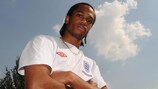 England's Nathan Delfouneso is the top scorer in the U19 finals with one match to go