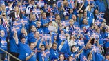 Iceland fans had plenty to cheer