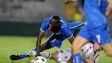 Mario Balotelli had a late chance for Italy