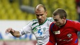 Pavel Mamaev (right) in action for CSKA Moskva