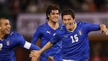 Luca Marrone celebrates doubling Italy's lead
