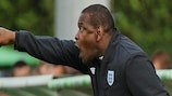 England manager Noel Blake during his side's 1-1 draw against France