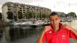 France striker Yannis Tafer in Caen