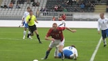 The Czech Republic's Marcel Gecov chases the ball