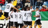 Germany celebrate en route to winning Group 13