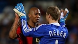 Jerome Boateng (left) and Manuel Neuer were rocks at the back for Germany