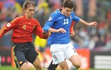 Giacomo Beretta (right) scored Italy's winner against Ukraine
