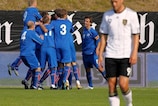 Iceland celebrate a goal in qualifying