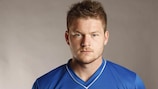 Aron Gunnarsson é uma das principais figuras do meio-campo da selecção islandesa de Sub-21 presente na Dinamarca