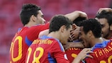 Spain beat Ukraine to progress as Group B winners