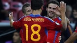 Milla delighted by Spain's stroll to last four