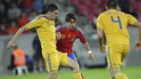 Ucrania no pudo contener el juego español