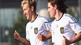 Sebastian Rudy (R) and Lewis Holtby are among Germany's bright young things