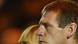 Stuart Pearce watched his team drop their first points of this qualifying campaign