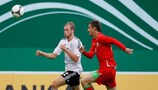 Maximilian Beister brachte die deutsche U21-Auswahl in Rostock auf die Siegerstraße