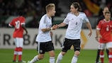 Lewis Holtby (left) was disappointed Germany failed to take their chances