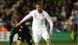 Connor Wickham's opener gave England a half-time lead