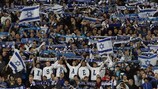 Les fans d'Israël affichent leur soutien