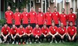 Georgia's team group, with new coach Georgy Tsedadze in the centre