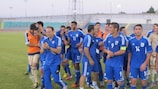 Cyprus celebrate their win
