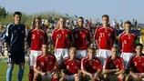La selección sub-21 de Dinamarca, en 2006