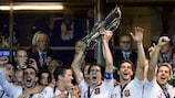 Spain lift the trophy in 2011