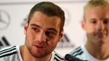 Germany forward Pierre-Michelle Lasogga is itching for match action in Israel