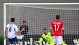 El capitán de Israel Nir Biton abrió el marcador con un gol de penalti