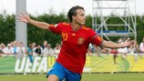 Sergio Canales, jugador de la selección española sub-21