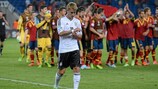 Lewis Holtby muestra su decepción tras la eliminación de Alemania