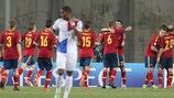 Spanien feiert den 3:0-Sieg gegen die Niederlande und den Gruppensieg
