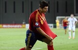 Álvaro Morata feiert seinen Treffer gegen Norwegen