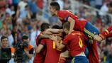 A Espanha bateu a Itália na final