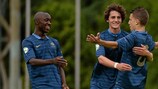 France's Adrien Hunou (right) has formed a potent partnership with Adrien Rabiot (left)