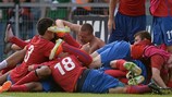 Serbia celebra su emocionante clasificación
